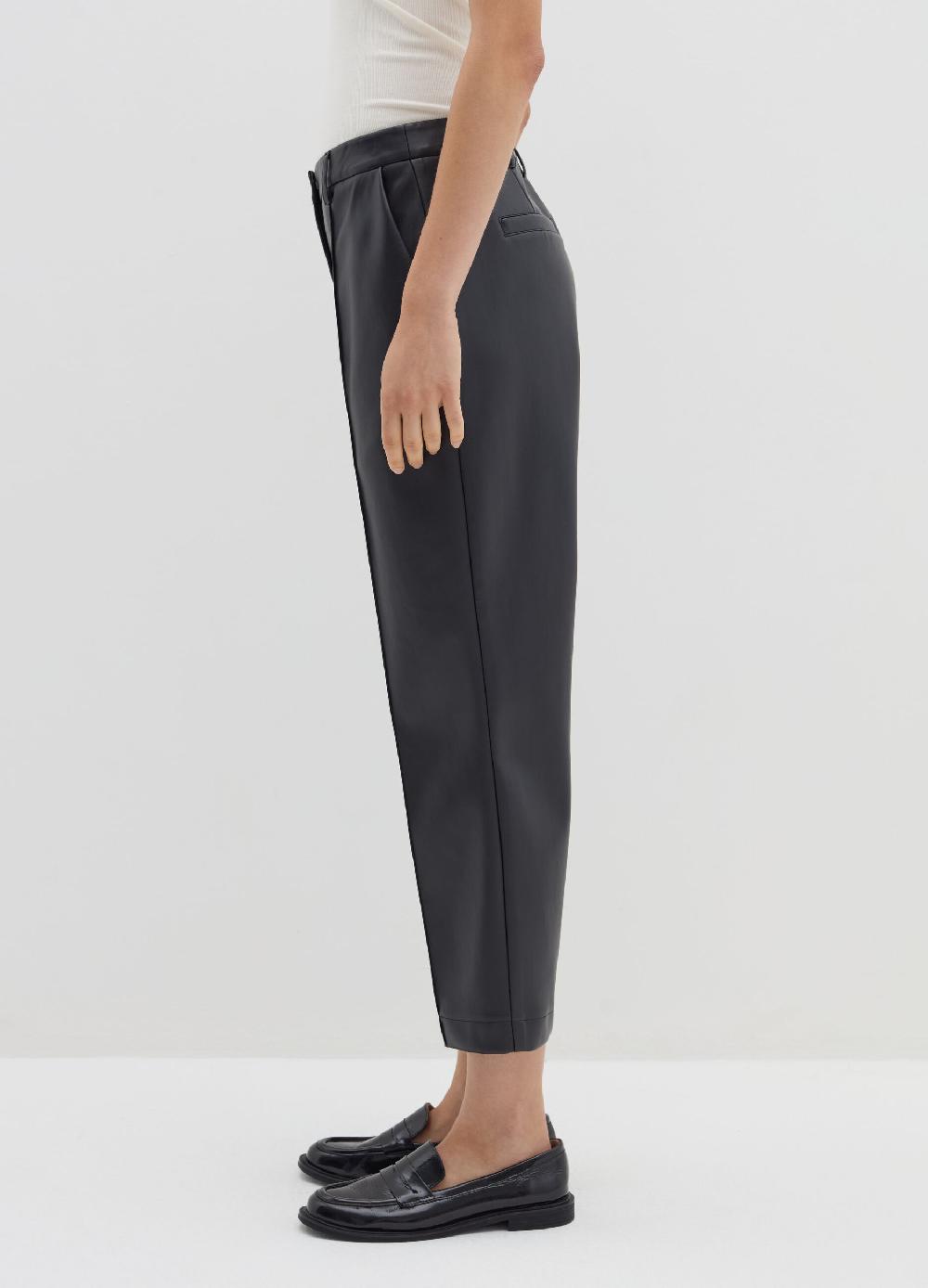 Stefanel Pantalone cropped a sigaretta effetto lucido Qualità