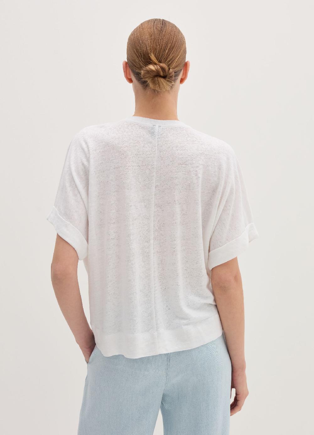 Stefanel Maglia in jersey di puro lino Promozione Limitata