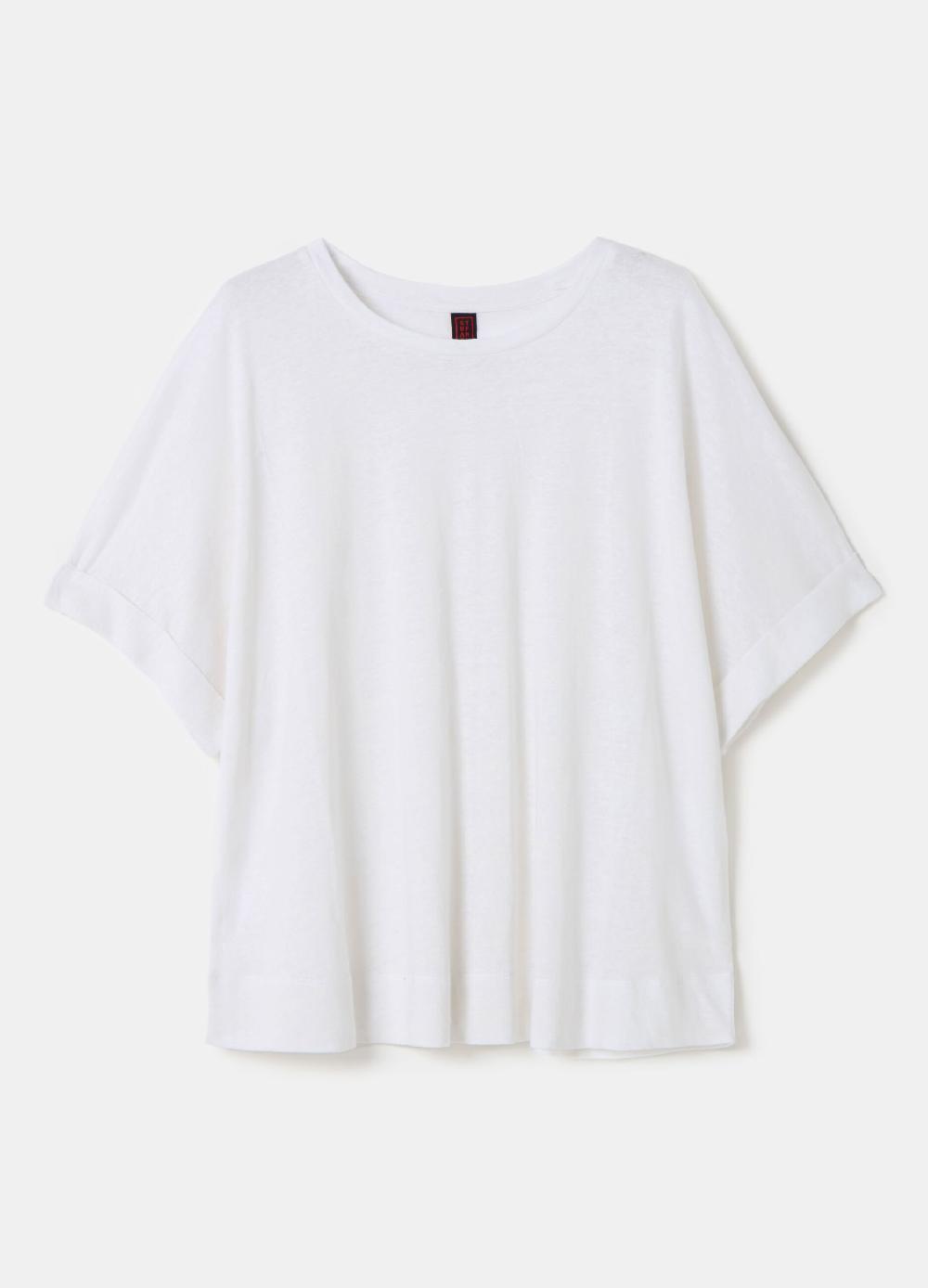 Stefanel Maglia in jersey di puro lino Promozione Limitata