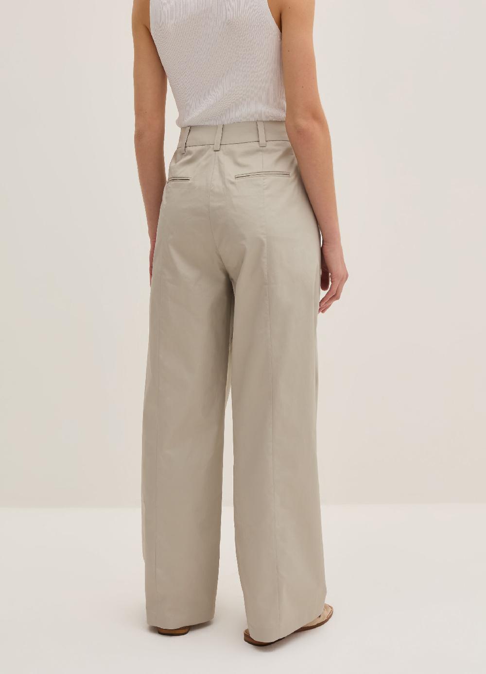 Stefanel Pantalone straight fit in satin Fino Al -60%