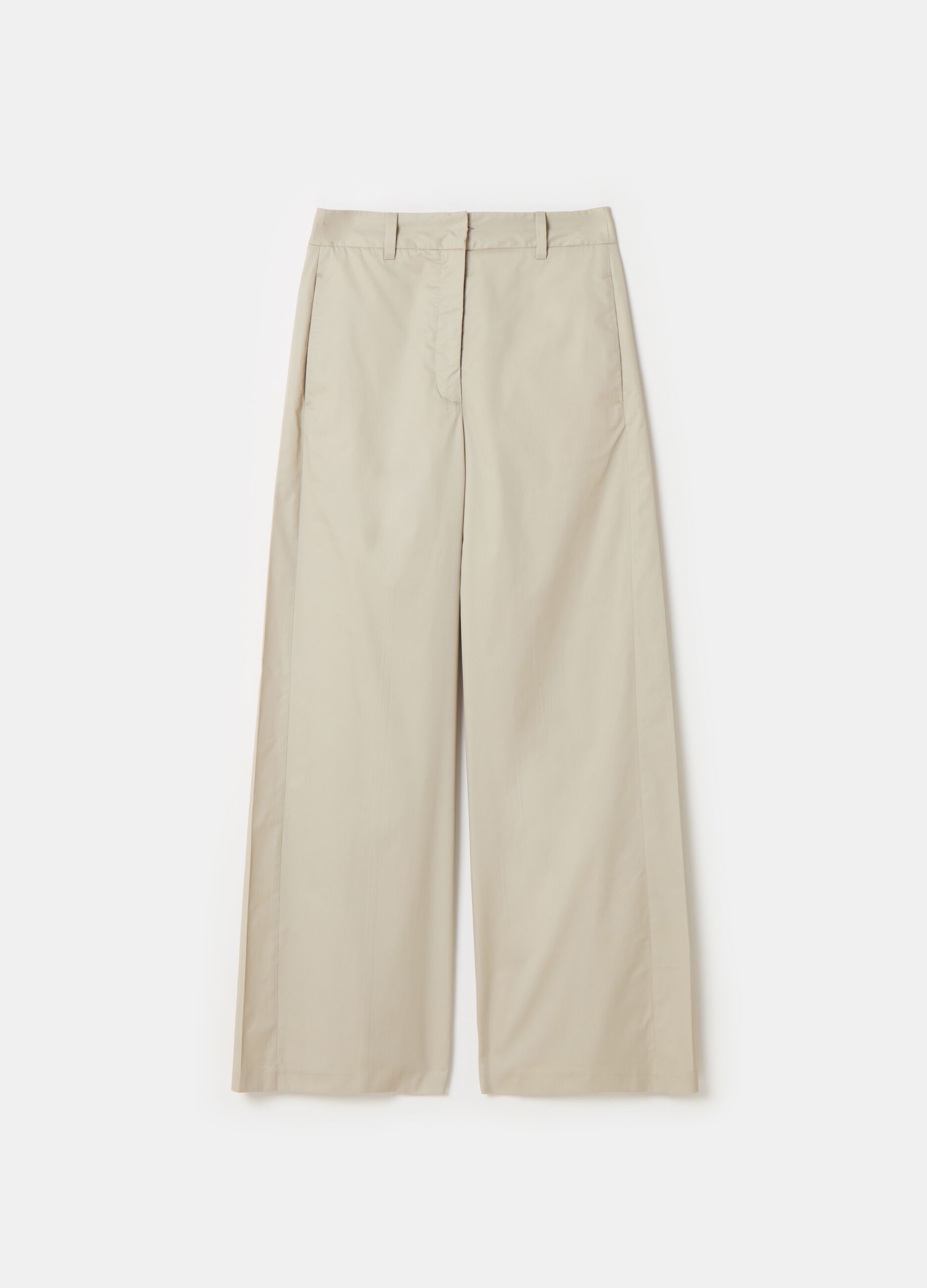 Stefanel Pantalone straight fit in satin Fino Al -60%