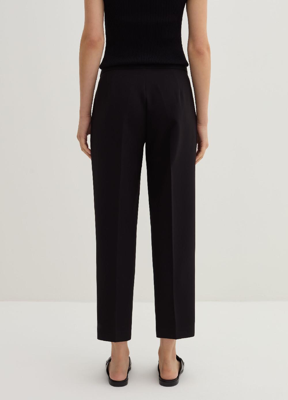 Stefanel Pantalone a sigaretta crop in crêpe doppia Prezzo Ridotto