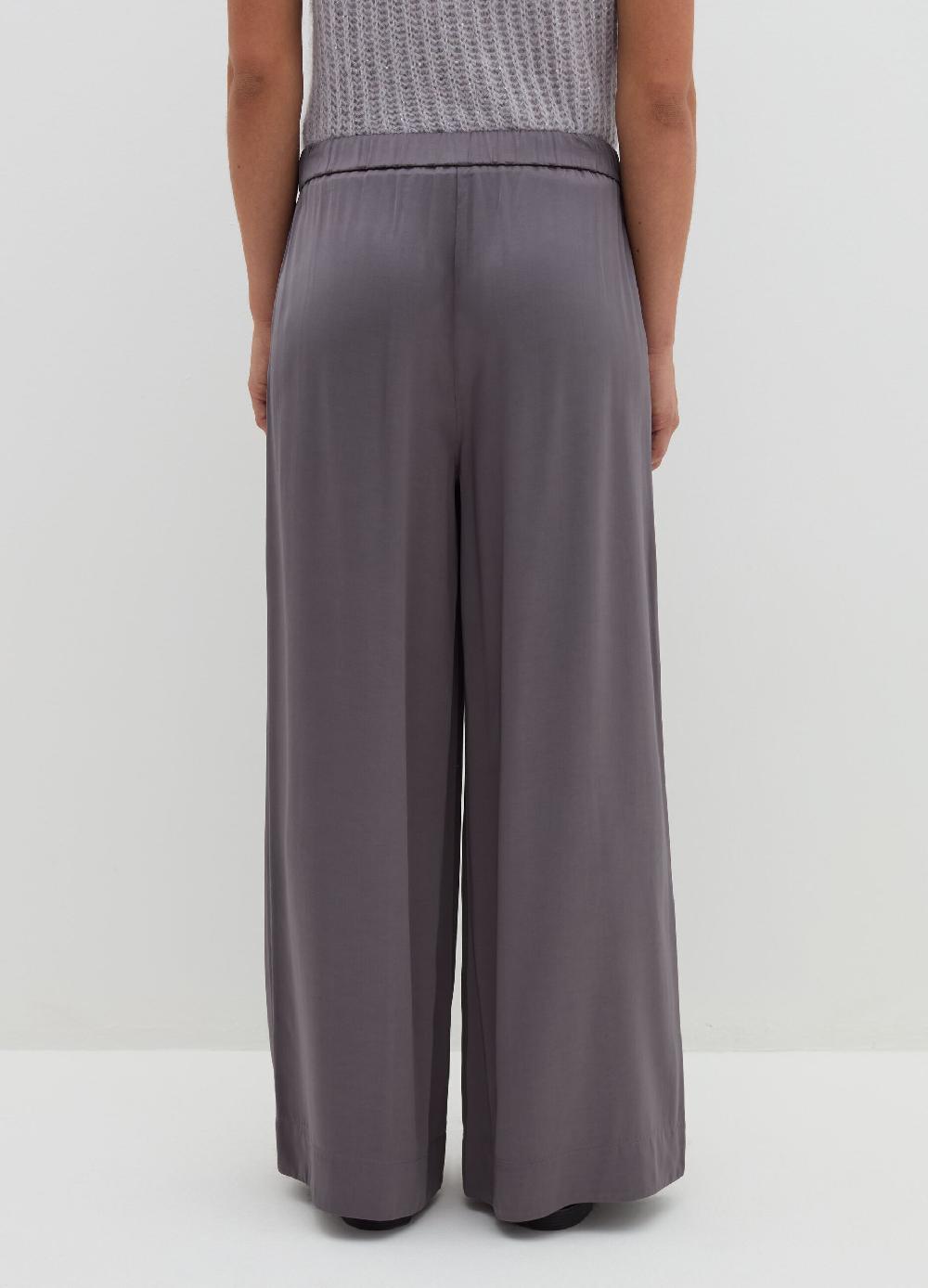 Stefanel Pantalone fluido pigiama in viscosa satin Sconto