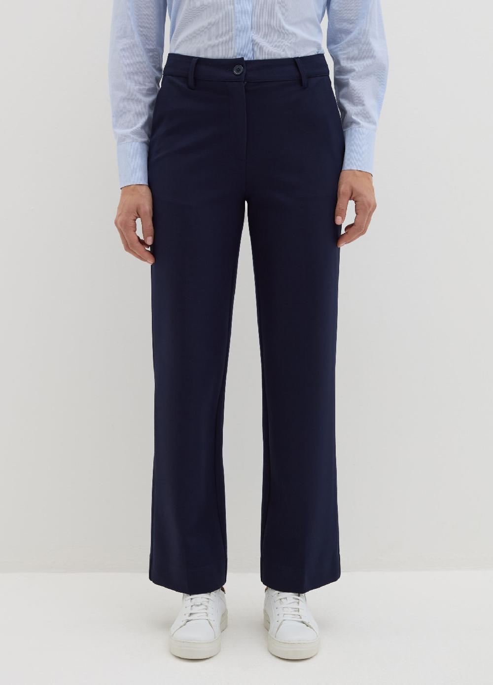 Stefanel Pantalone straight fit in punto roma Economico