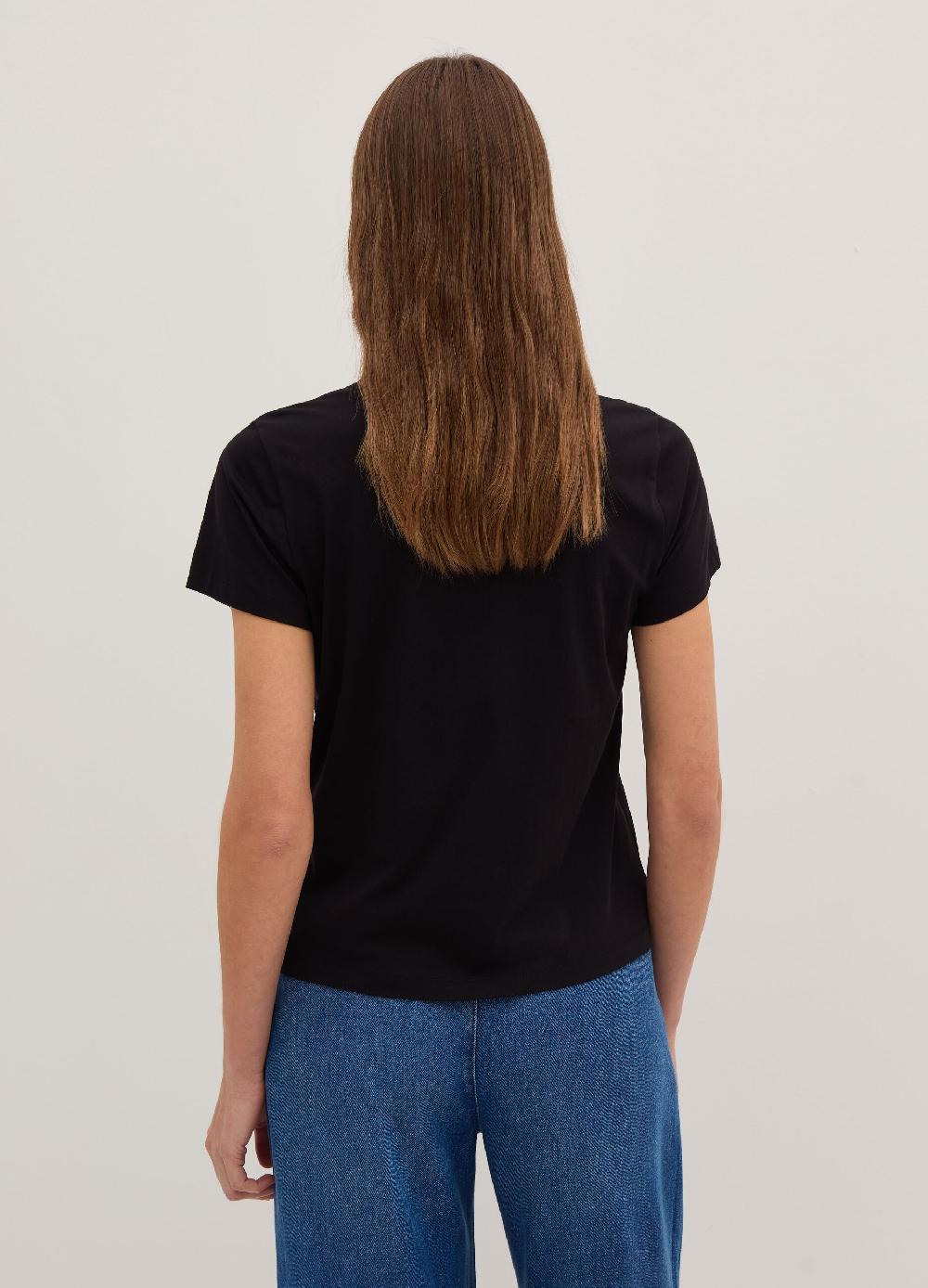 Stefanel T-shirt in jersey di cotone Supima Offerte