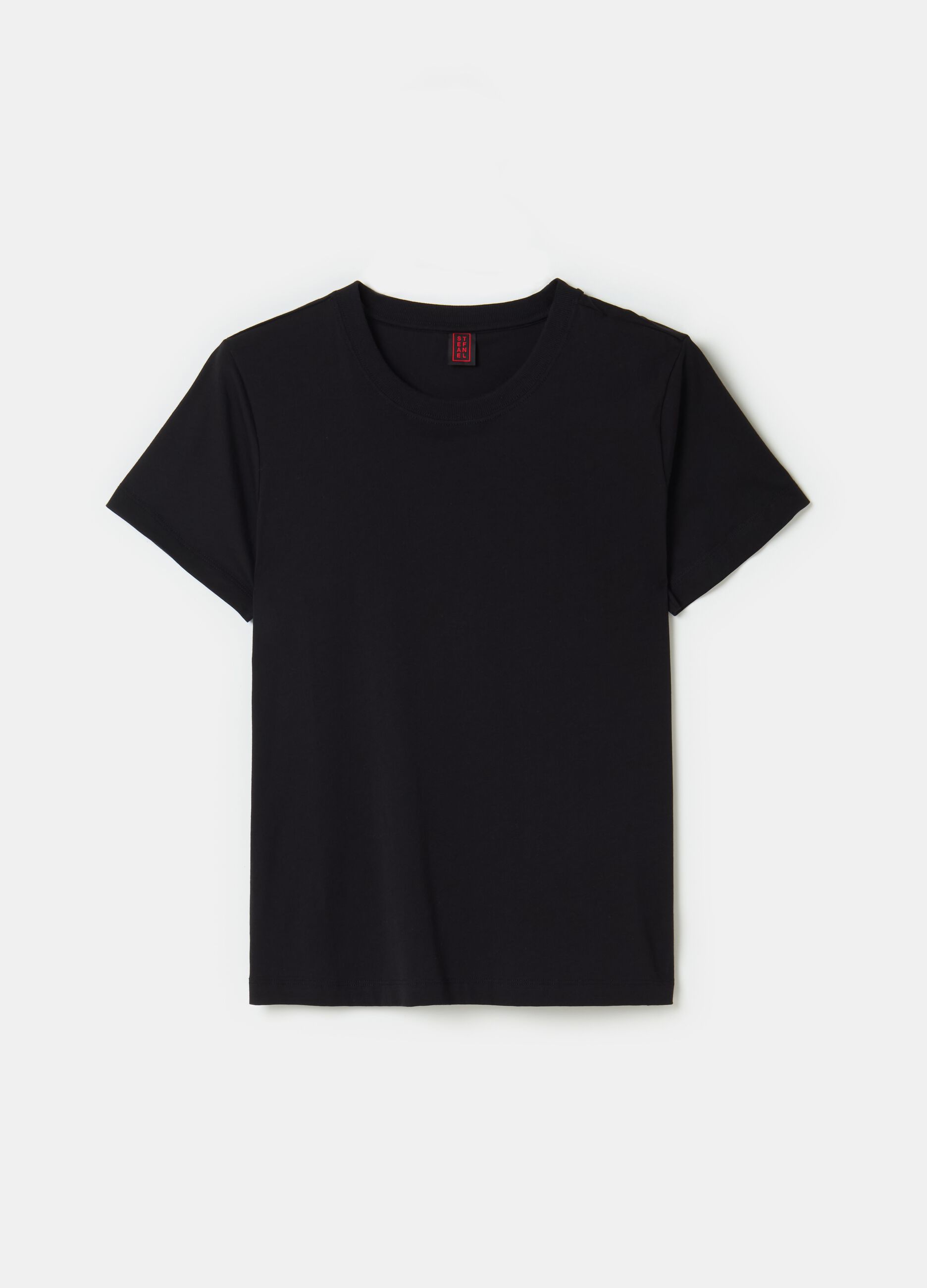 Stefanel T-shirt in jersey di cotone Supima Offerte