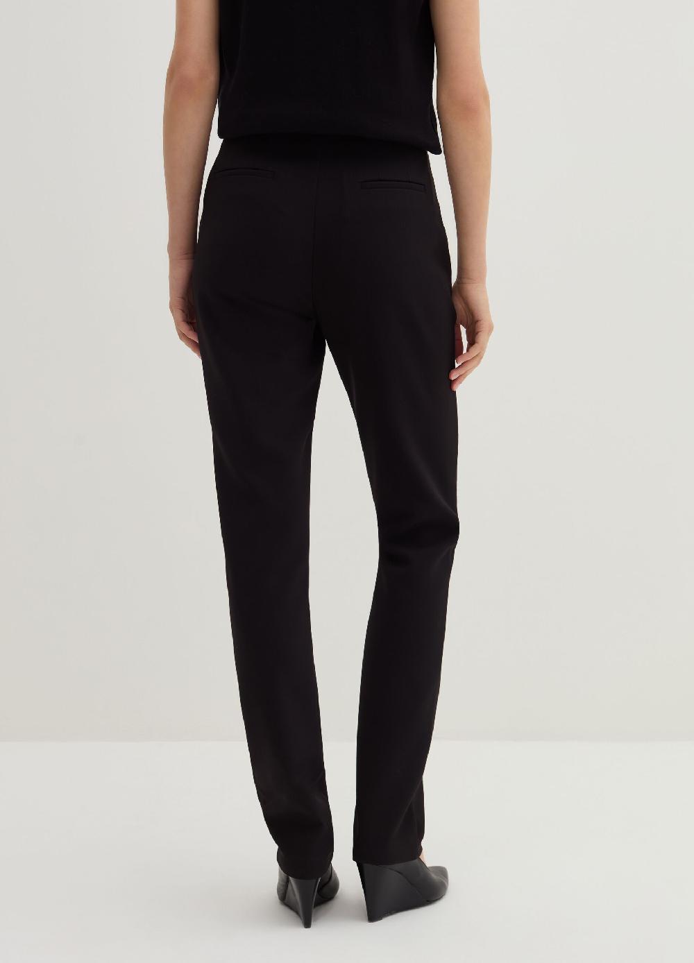 Stefanel Pantalone skinny fit in crêpe doppia Saldi Di Fabbrica