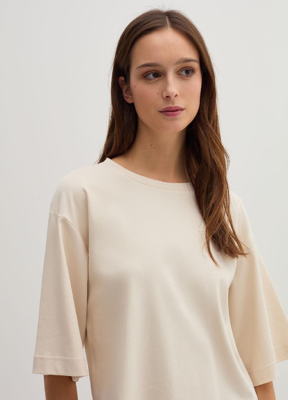 Stefanel T-shirt boxy fit in cotone Negozio