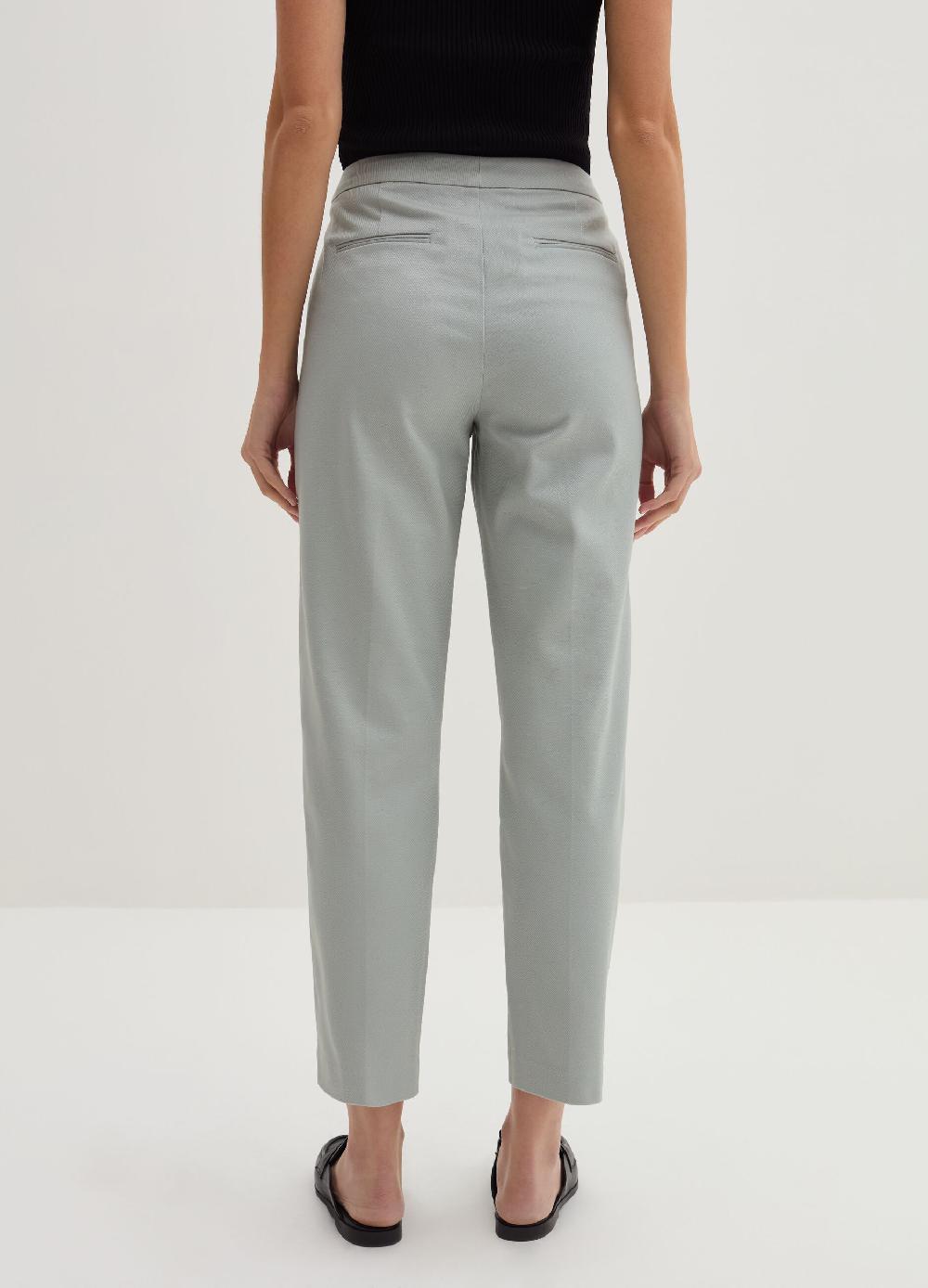 Stefanel Pantalone chino cropped in twill Spedizione gratuita