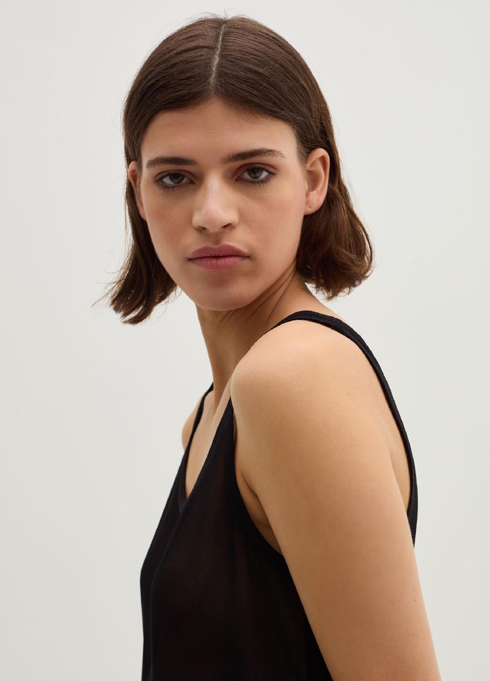 Stefanel Top in georgette Prezzo di fabbrica