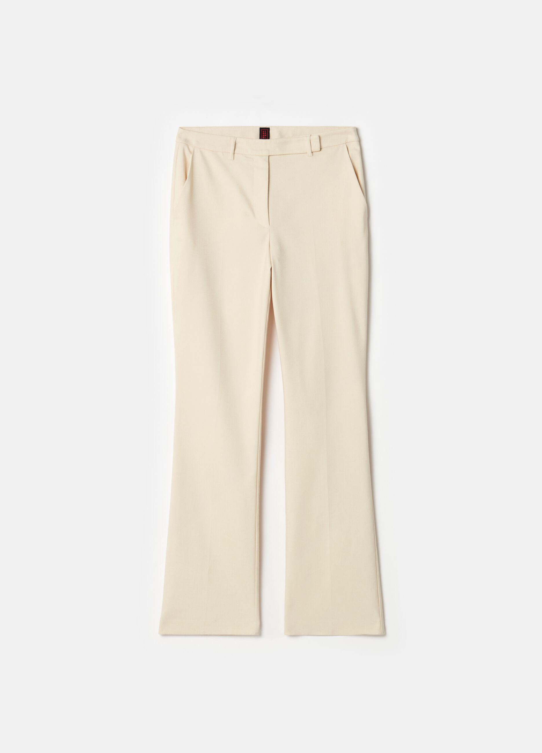 Stefanel Pantalone flare fit a vita alta Comprare a buon mercato