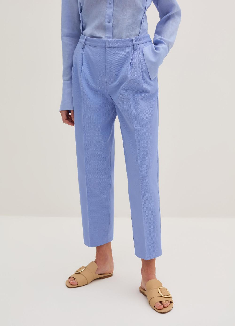 Stefanel Pantalone chino in twill stretch Grande vendita