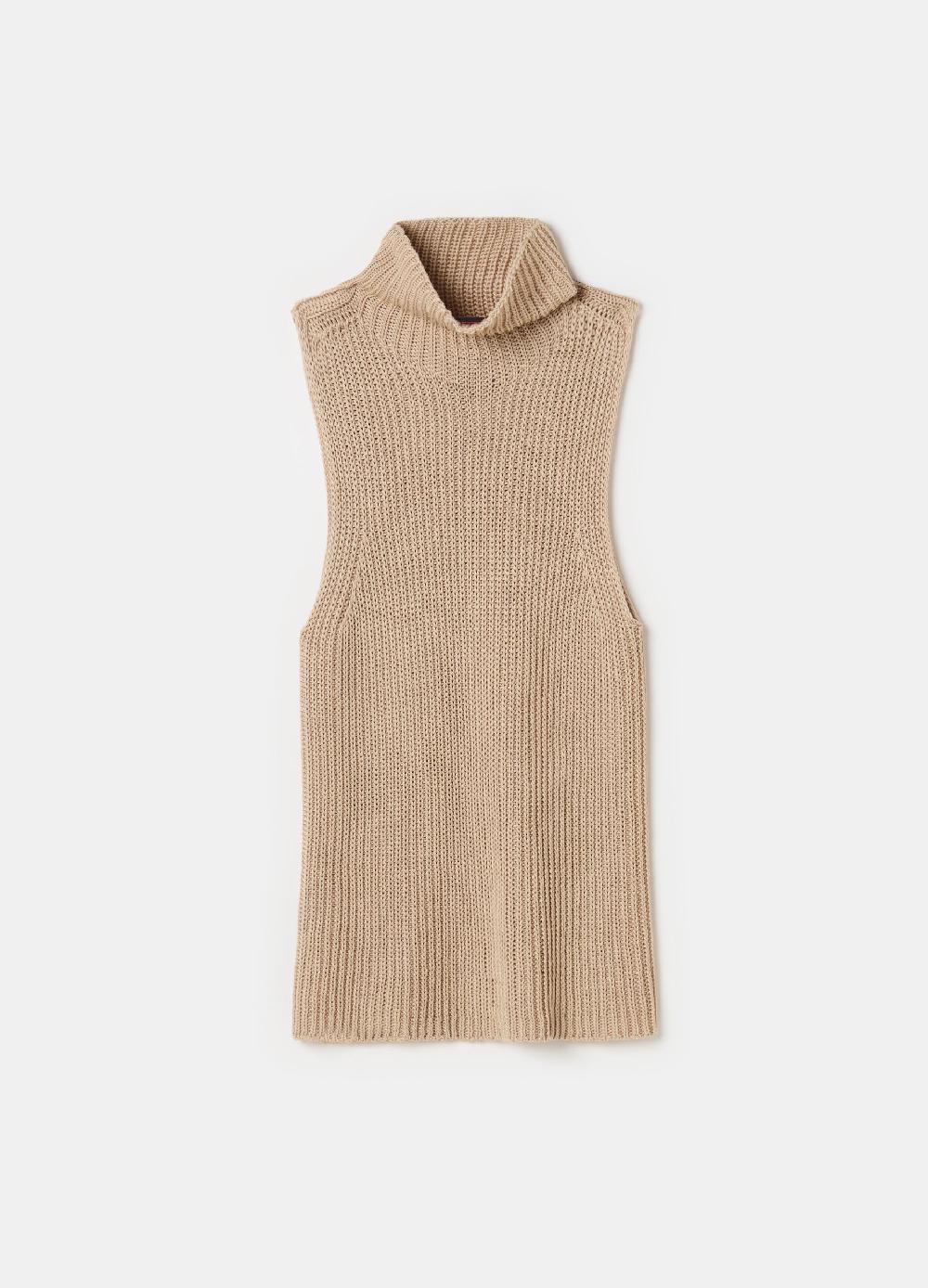 Stefanel Tank top a coste inglesi senza cuciture Shopping online