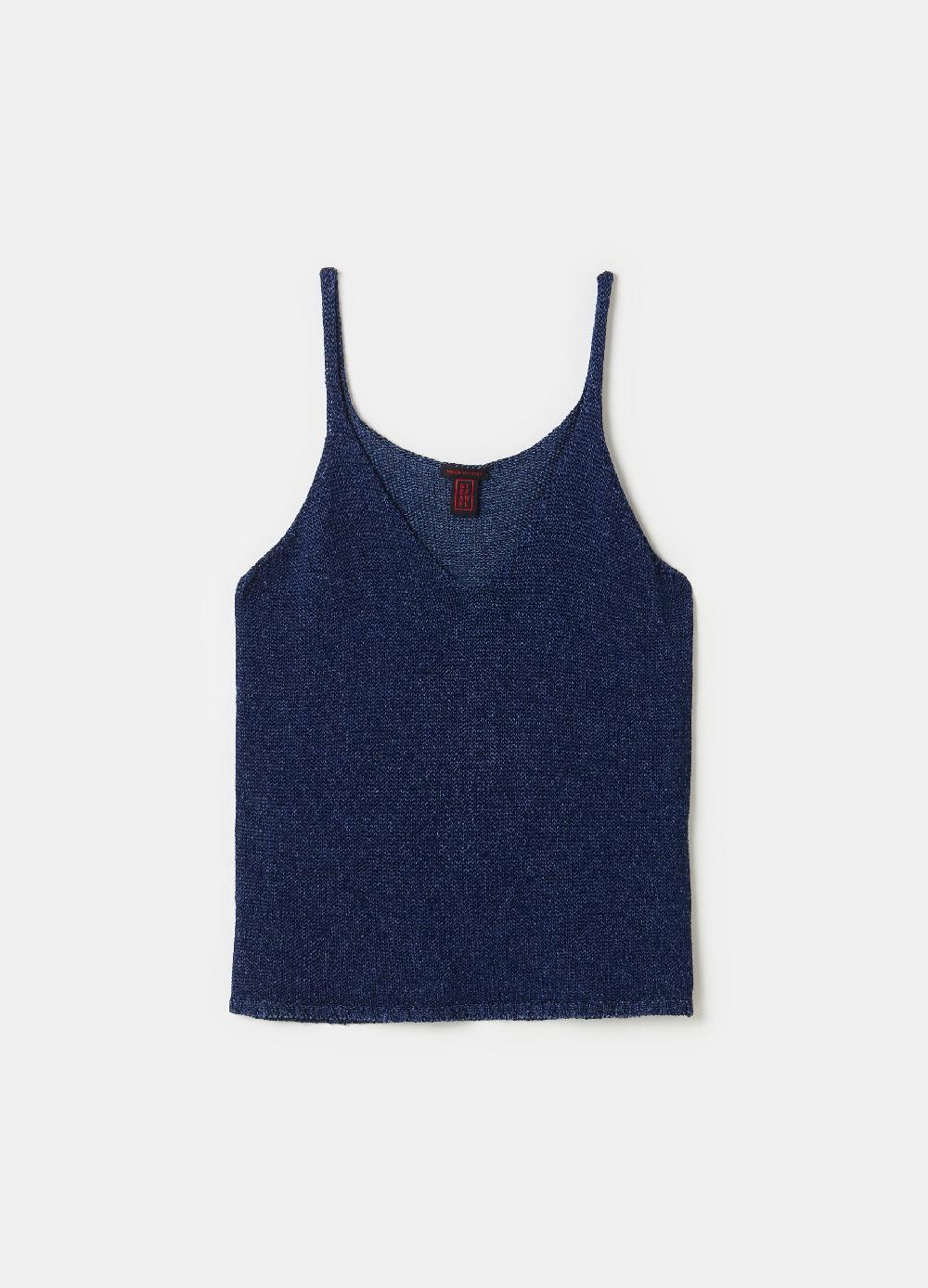 Stefanel Tank top in cordonetto senza cuciture Offerta esclusiva