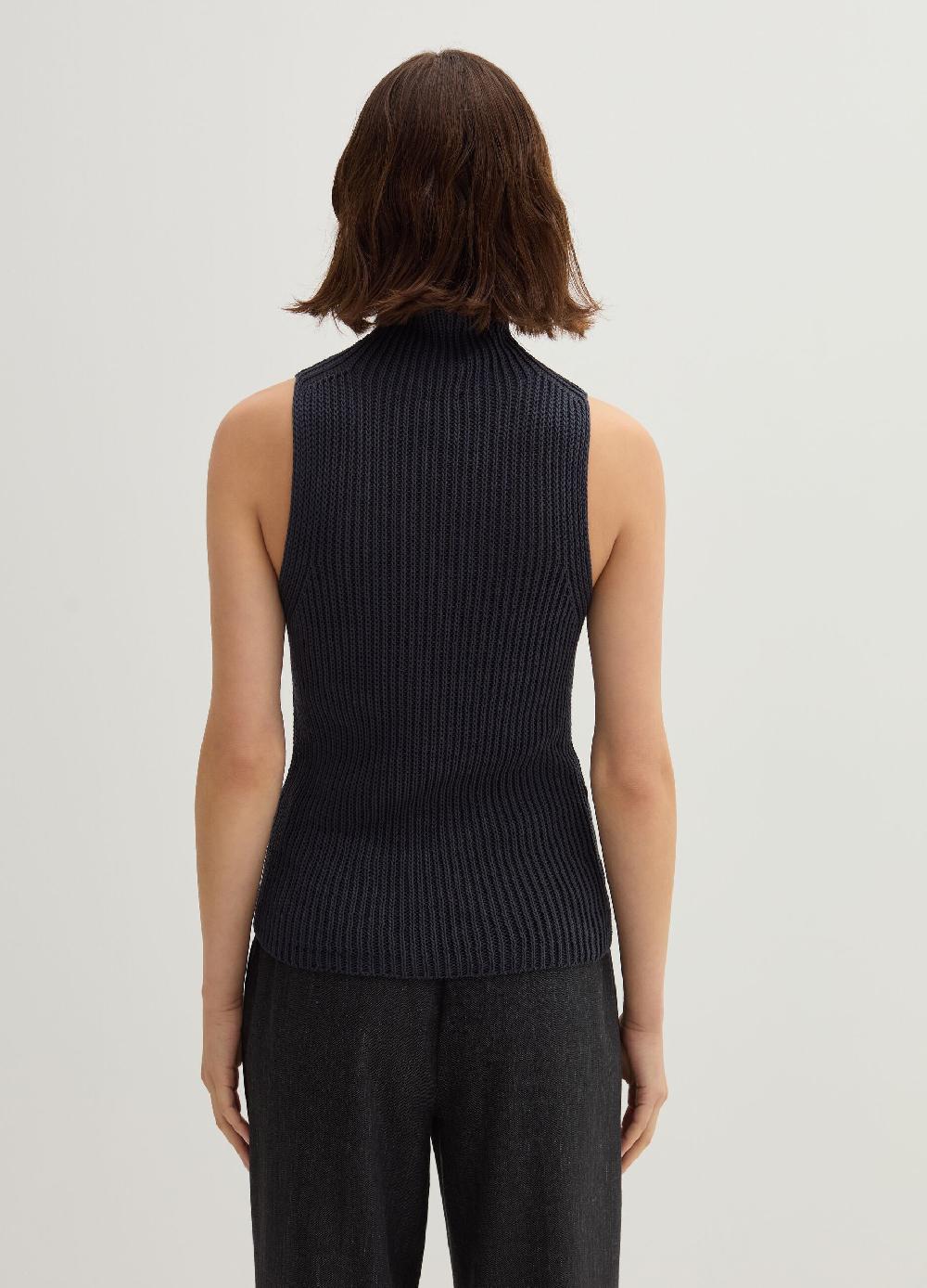 Stefanel Tank top a coste inglesi senza cuciture Vendite stagionali