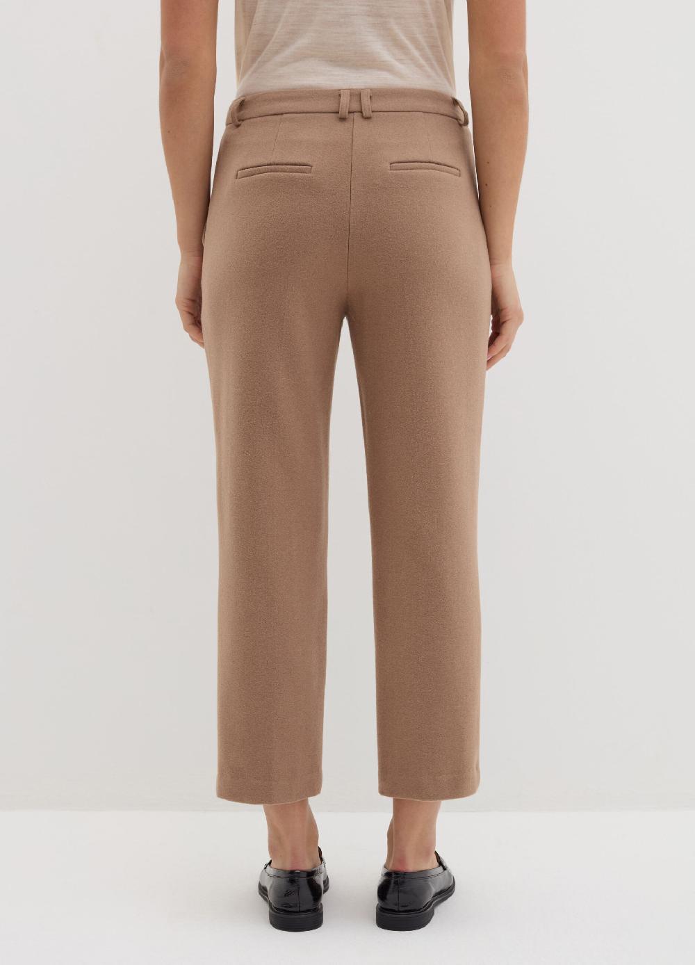 Stefanel Pantalone crop straight fit in pannetto Offerta migliore