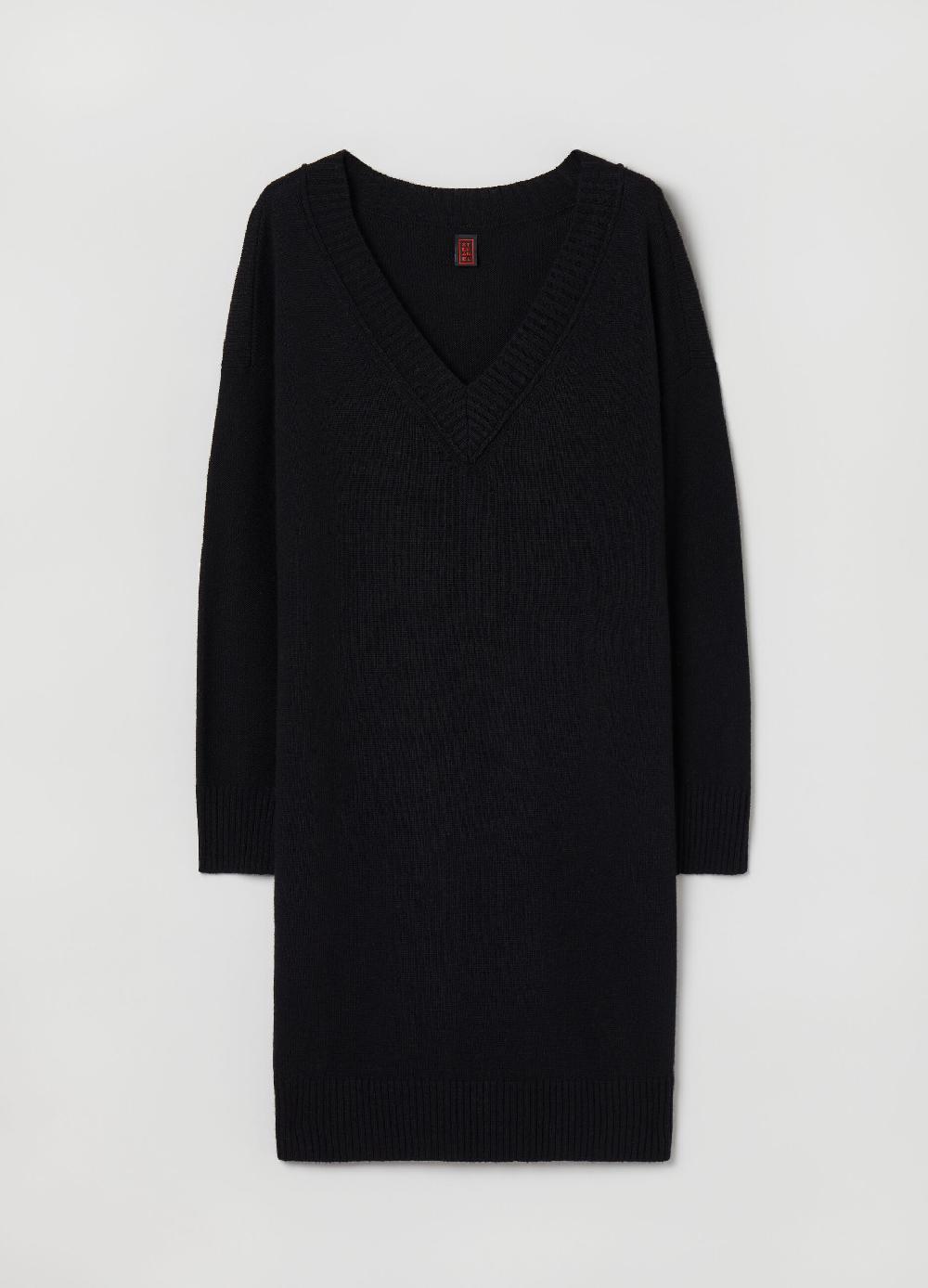 Stefanel Vestito corto in lana viscosa e cashmere Online Outlet
