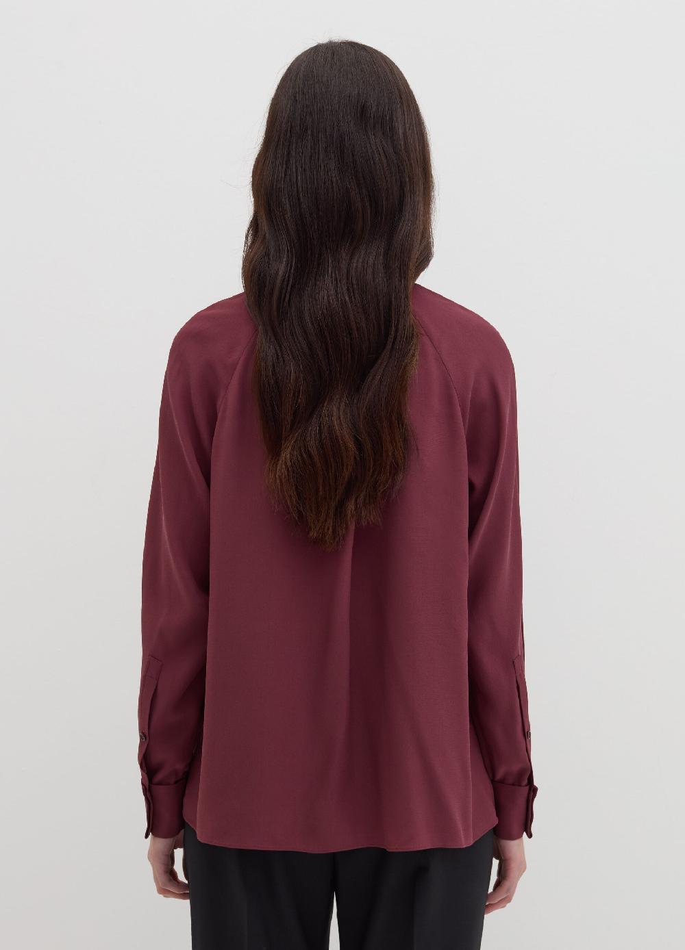 Stefanel Blusa a collo alto in viscosa e seta Nuovi prodotti