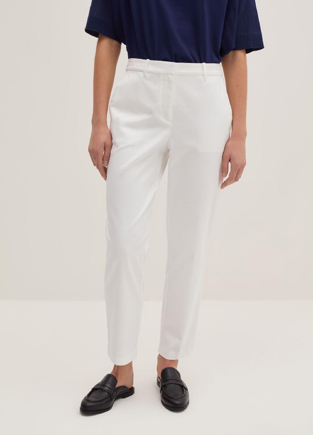 Stefanel Pantalone crop a sigaretta in twill stretch Ritorno libero