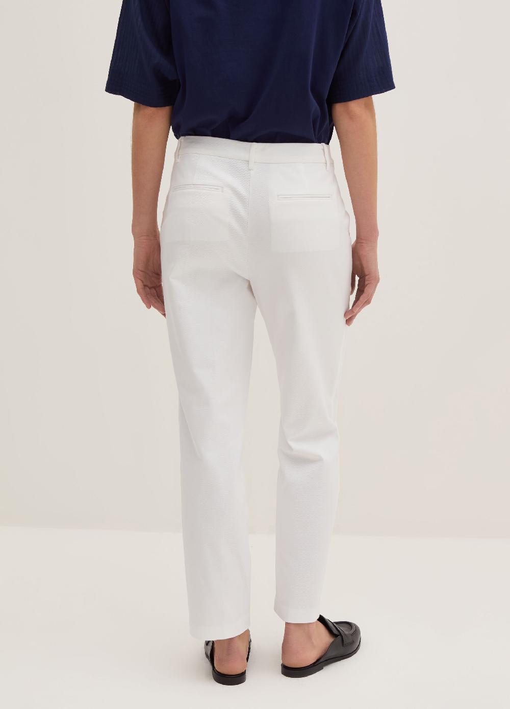 Stefanel Pantalone crop a sigaretta in twill stretch Ritorno libero