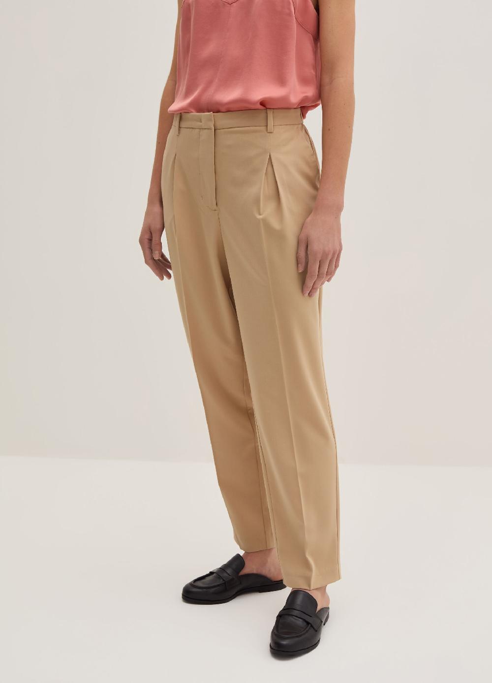 Stefanel Pantalone a sigaretta in gabardina con pinces Rilascio limitato