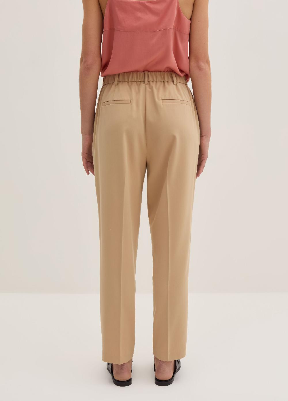Stefanel Pantalone a sigaretta in gabardina con pinces Rilascio limitato