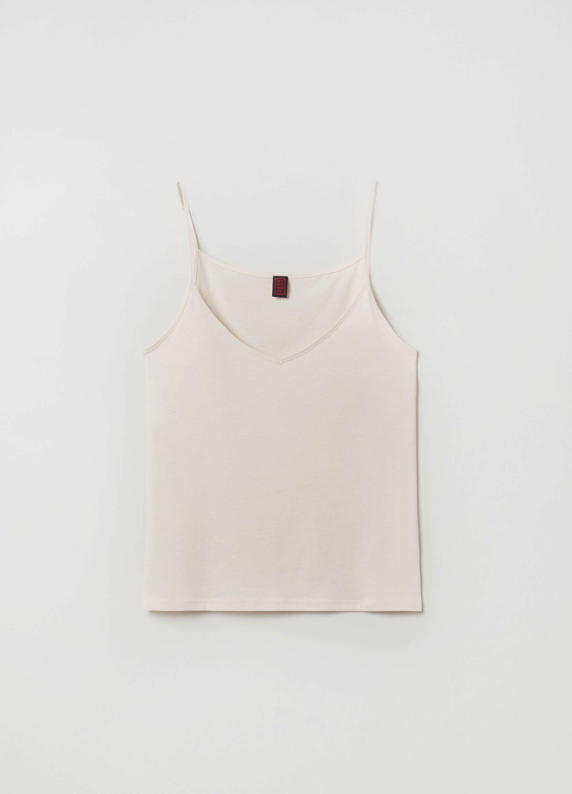 Stefanel Tank top in modal e cotone ACQUISTA ORA
