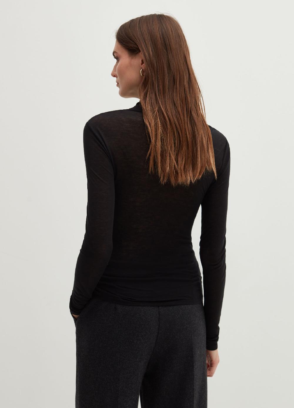 Stefanel T-shirt a maniche lunghe con collo alto Latest stili
