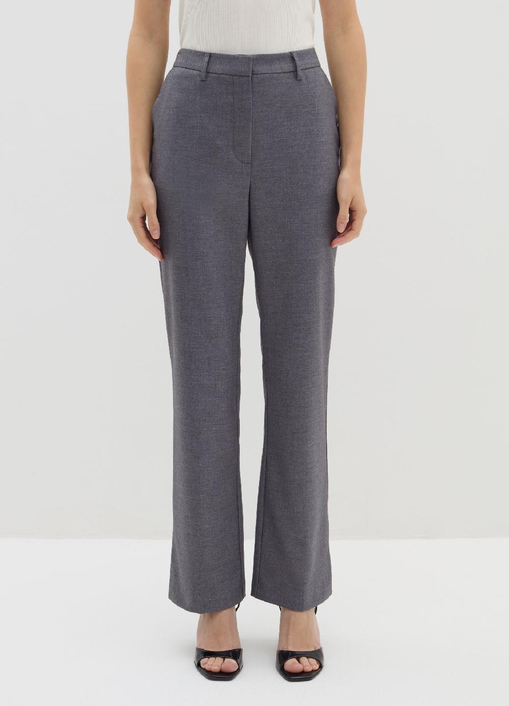 Stefanel Pantalone flare fit in flanella Fino al 65% di sconto