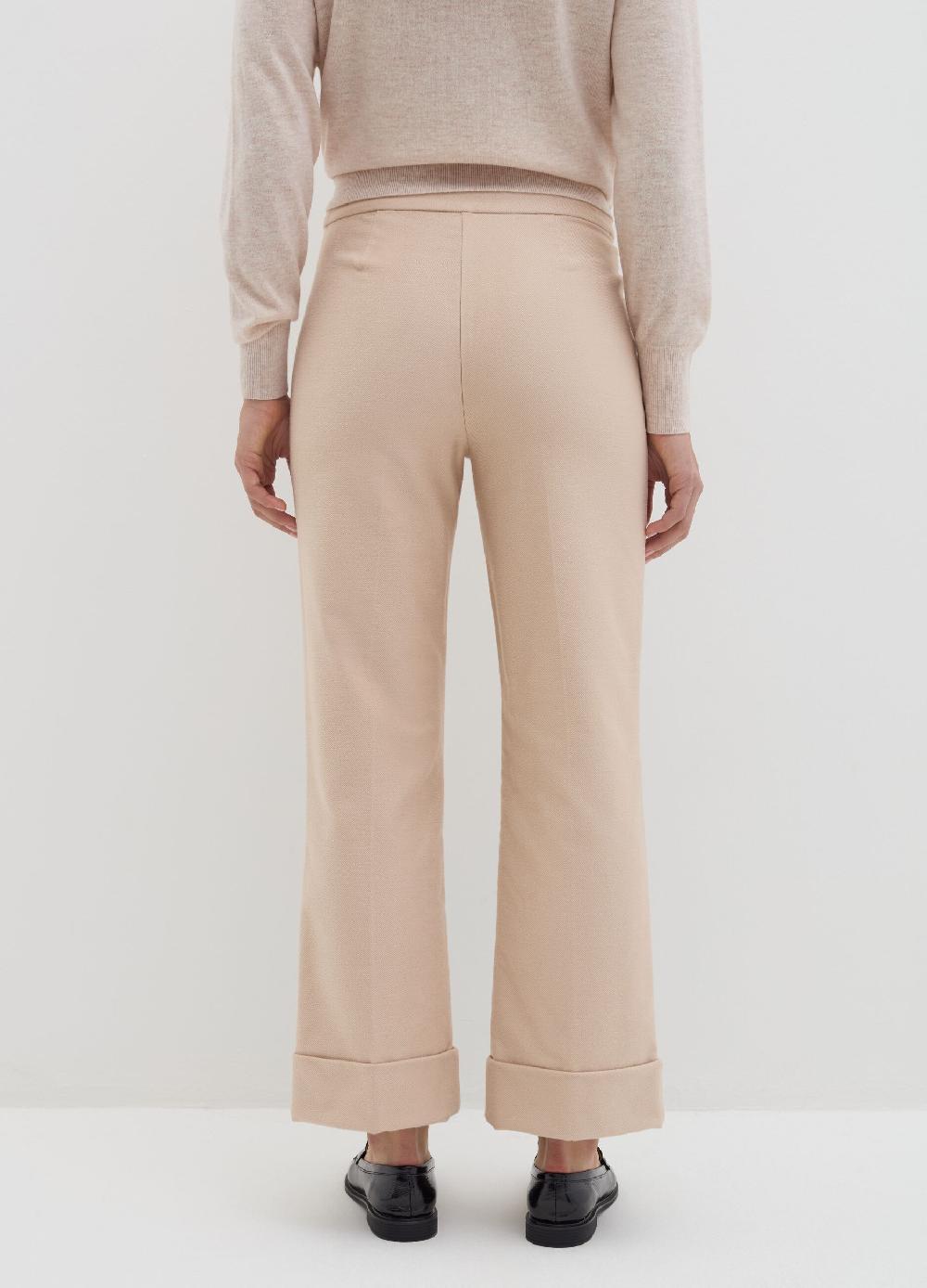 Stefanel Pantalone crop in twill stretch Discount Store per i nuovi prodotti