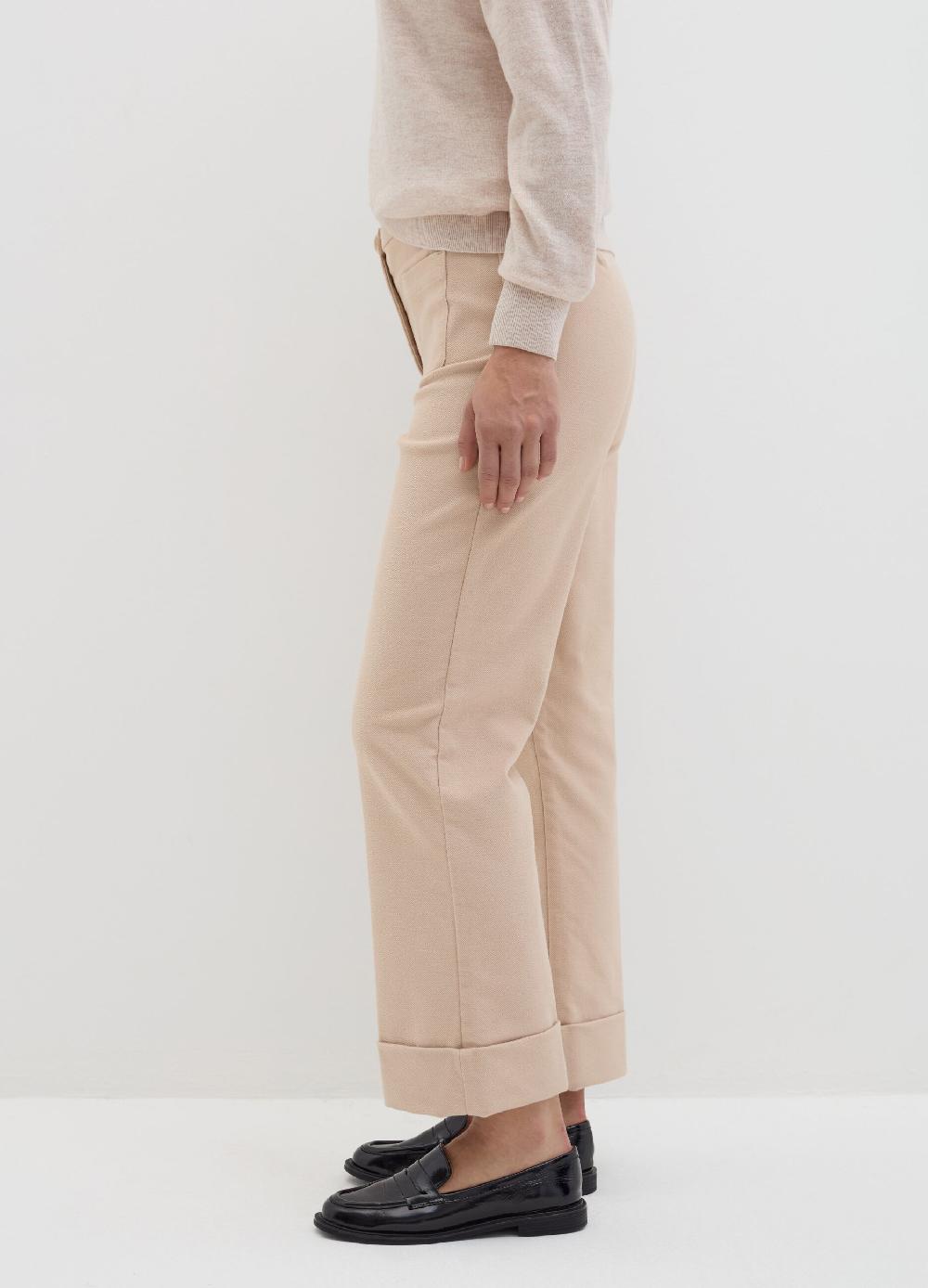 Stefanel Pantalone crop in twill stretch Discount Store per i nuovi prodotti