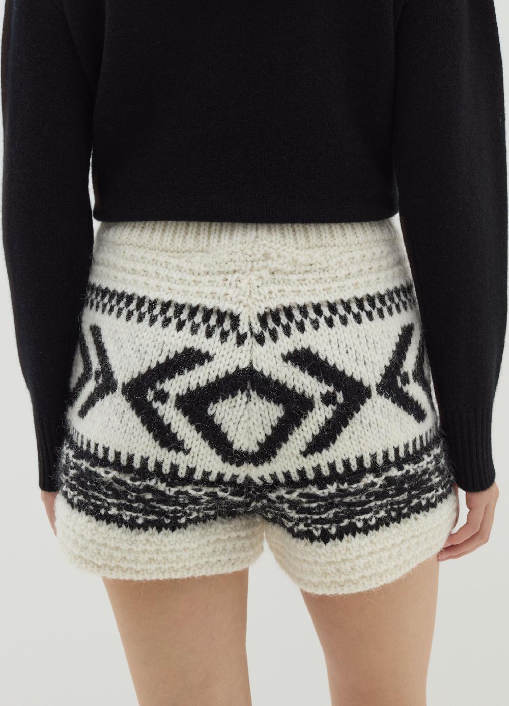 Stefanel Shorts in stoppino con motivo jacquard Super sconto