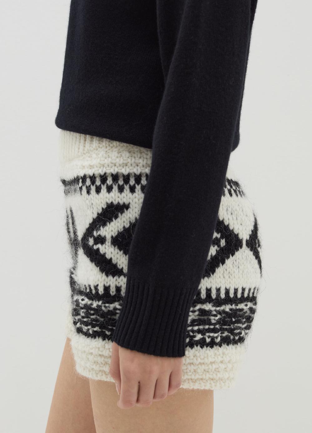 Stefanel Shorts in stoppino con motivo jacquard Super sconto