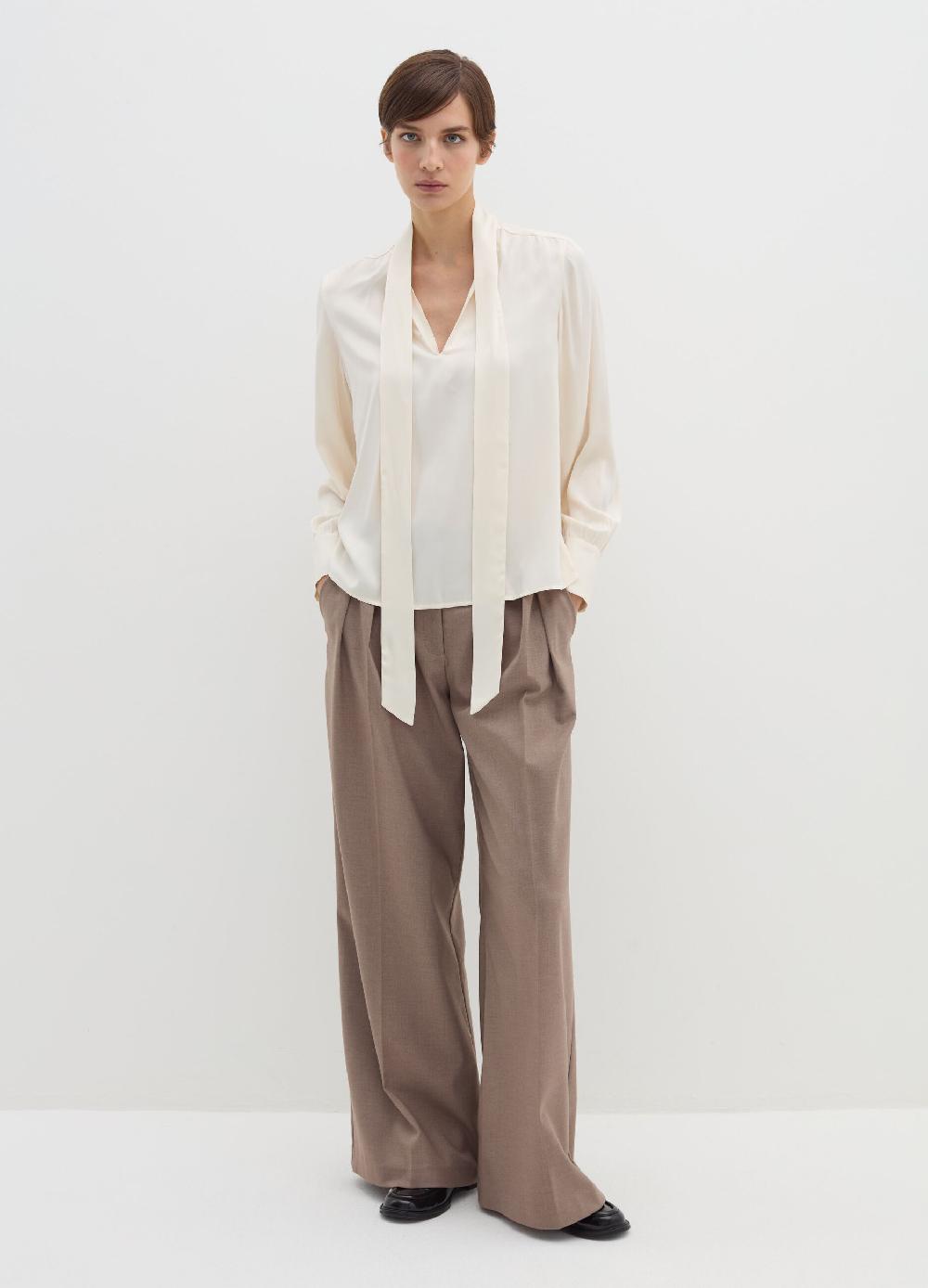 Stefanel Camicia con foulard e fiocco Black Friday Prezzi