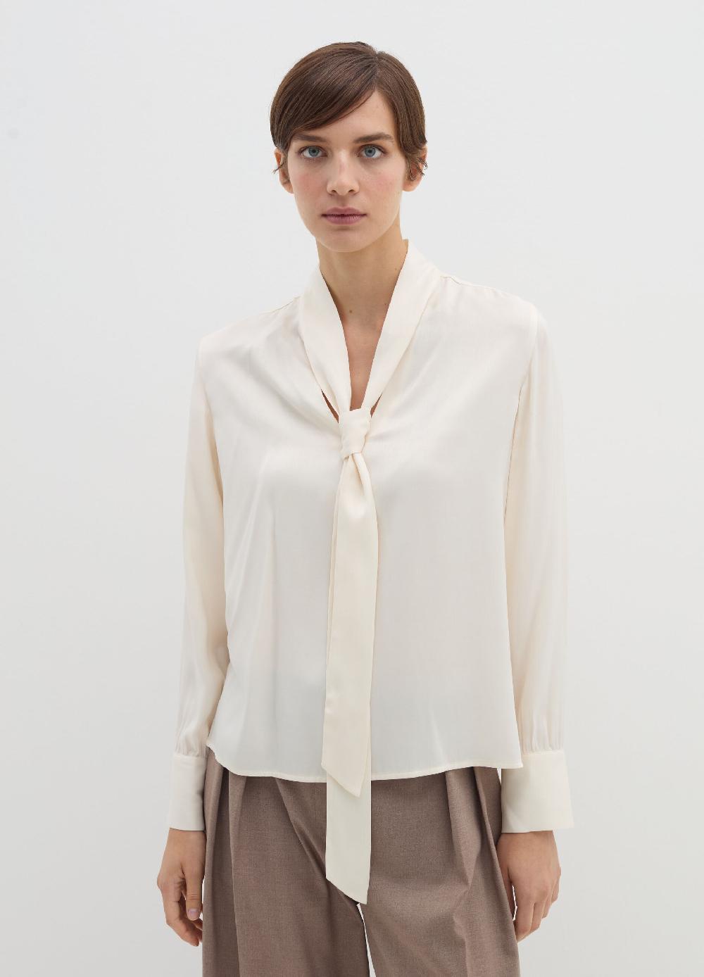 Stefanel Camicia con foulard e fiocco Black Friday Prezzi
