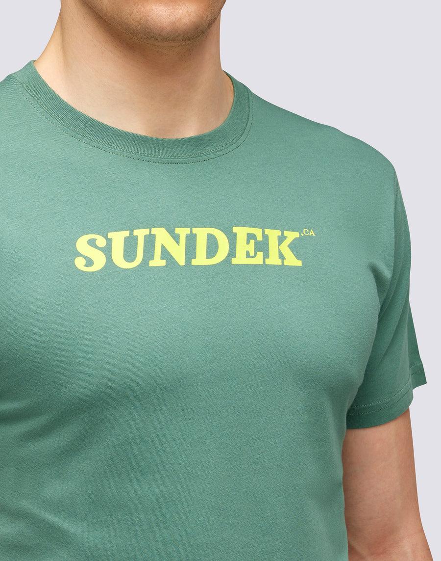 Sundek T-SHIRT GIROCOLLO CON LOGO m287tej7800-a1601 Vendita