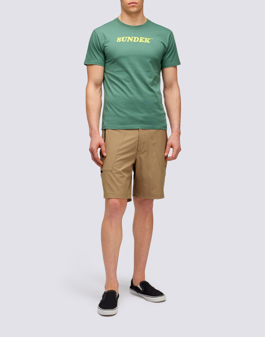 Sundek T-SHIRT GIROCOLLO CON LOGO m287tej7800-a1601 Vendita