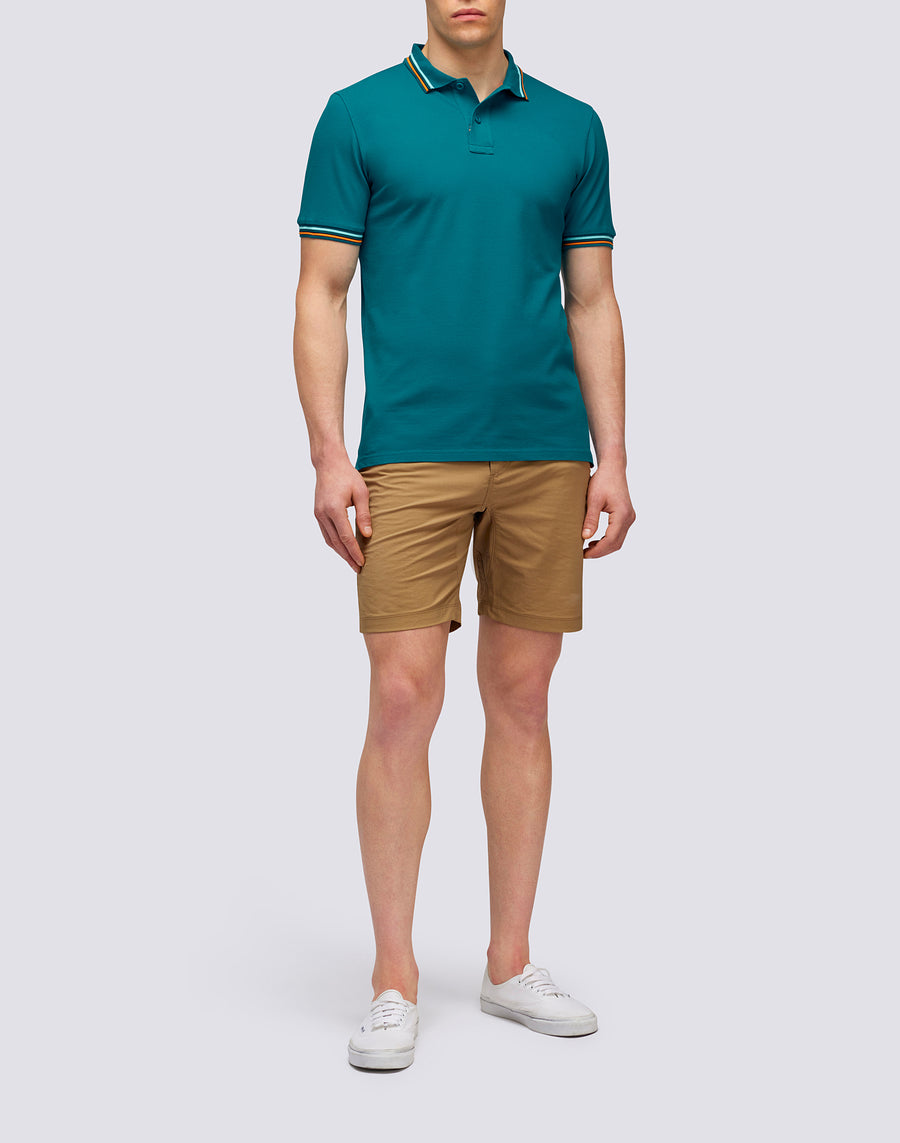 Sundek POLO BRICE IN COTONE PIQUET CON DETTAGLI TRICOLOR m779plj6500-01203 Promozione