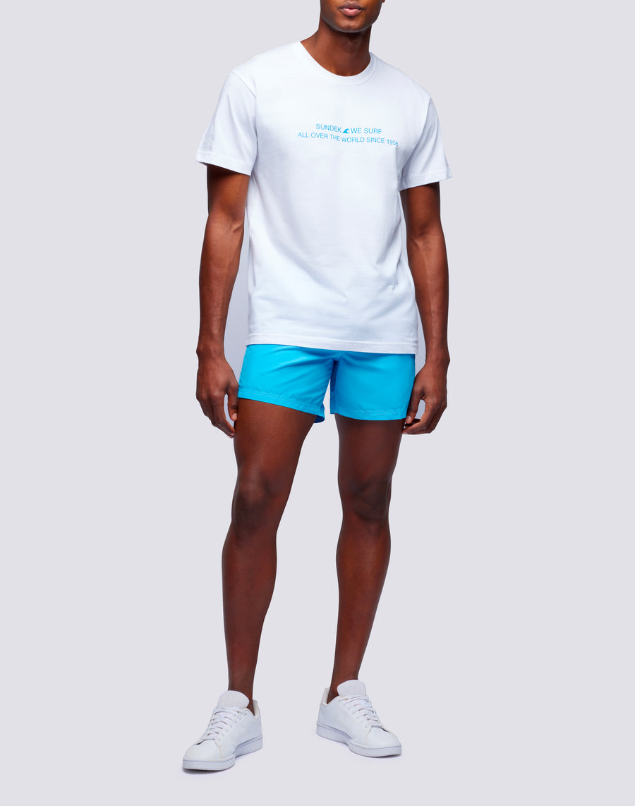 Sundek t-shirt uomo in cotone capsule flag m669tesj500-00400 Vendita Calda