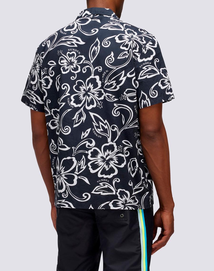 Sundek CAMICIA CON STAMPA HIBISCUS VINTAGE m817shmu1ia-661ia 2025