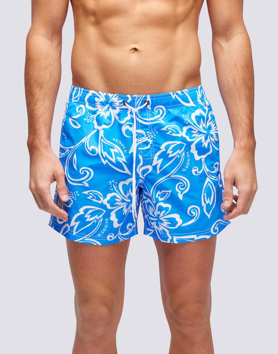 Sundek BOARDSHORT STAMPA ARCHIVE HIBISCUS m504bdta1ia-616ia In Linea