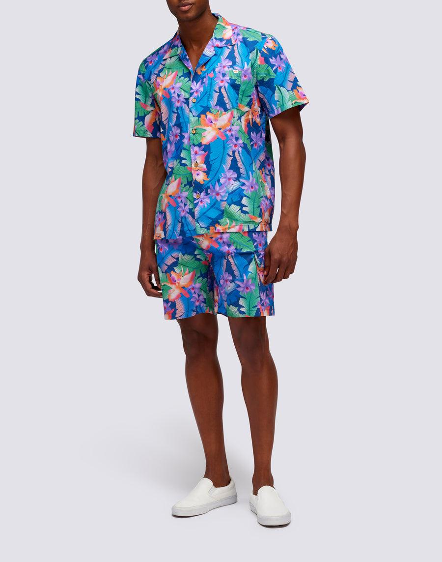 Sundek CAMICIA CON STAMPA FLOREALE ALL OVER m817shmu100-007o8 Vendita Economica