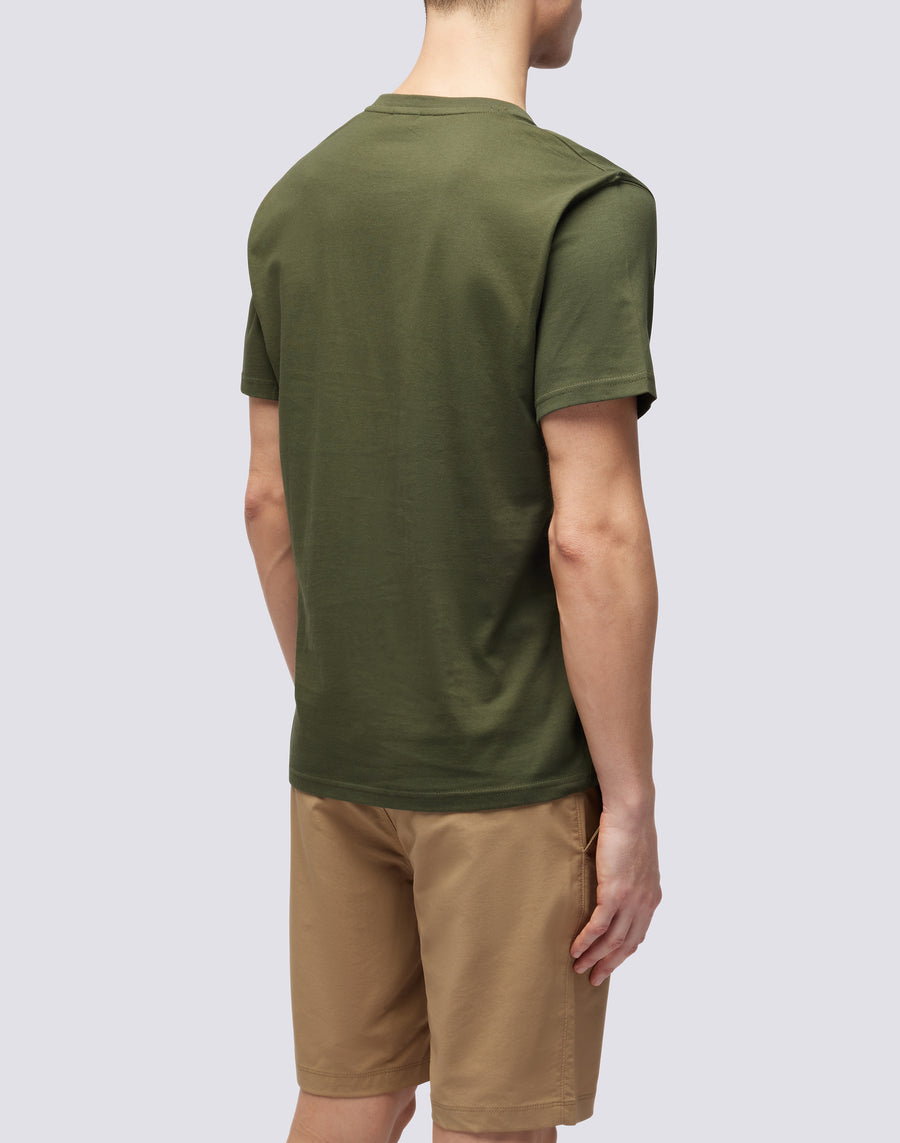 Sundek T-SHIRT GIROCOLLO CON STAMPA LOGO m021tej7800-30204 Promozione