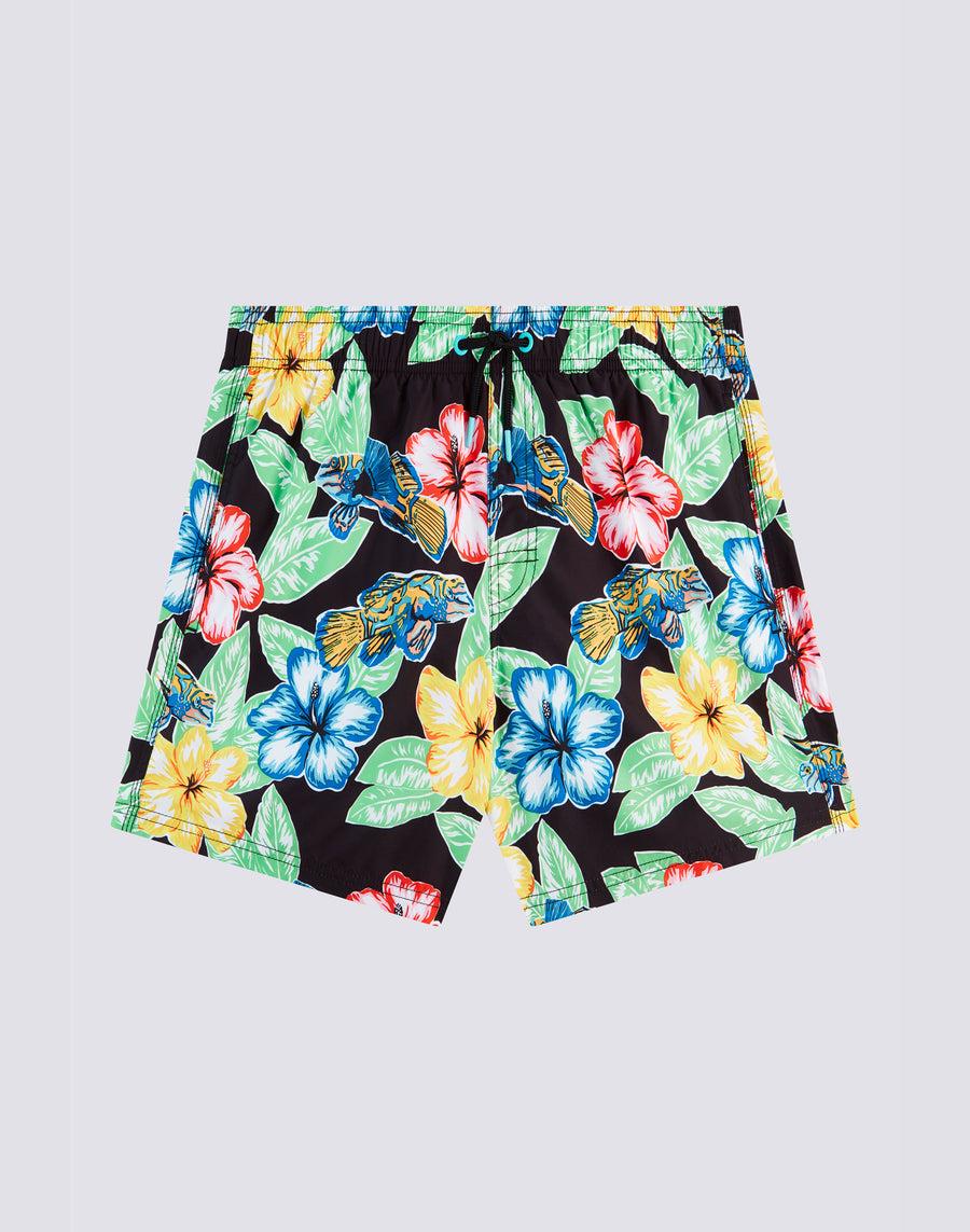 Sundek costume da bagno corto vita elasticata repreve® con stampa animal fish m504bdrt3kt-089kt Affare Del Giorno
