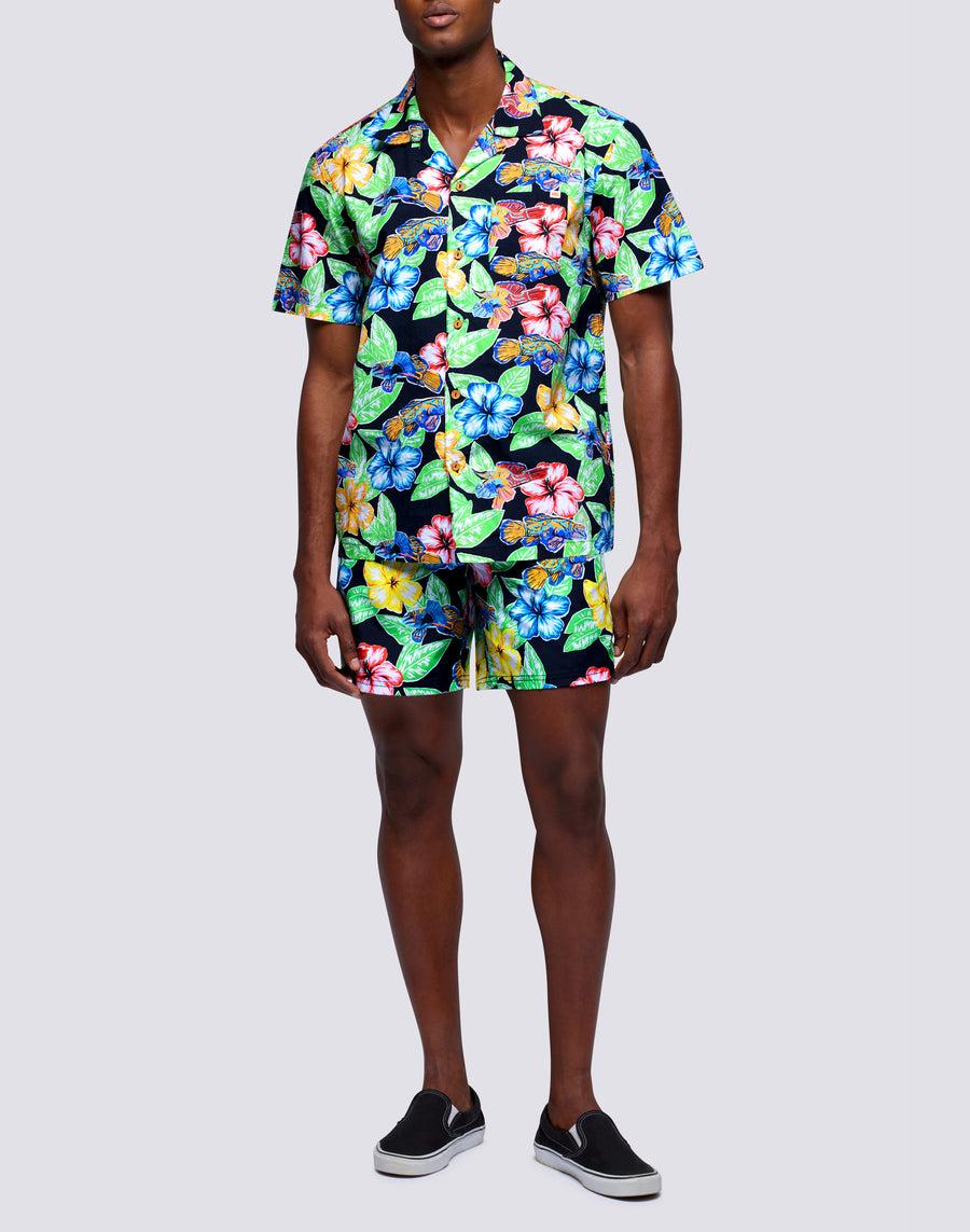 Sundek camicia con stampa floreale all over m669tesj500-a1800 Prezzo Ridotto