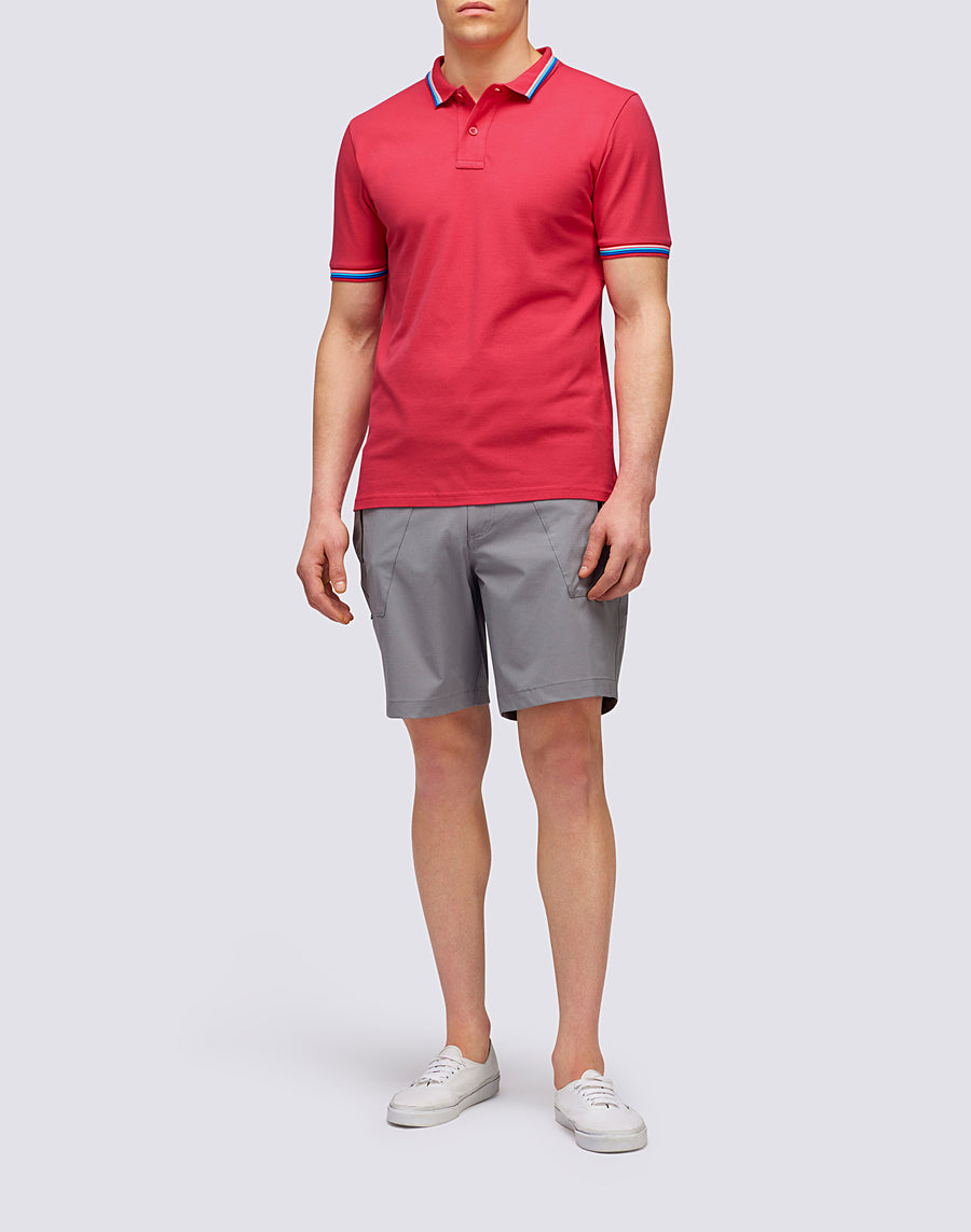 Sundek POLO BRICE IN COTONE PIQUET CON DETTAGLI TRICOLOR m779plj6500-69203 Offerte