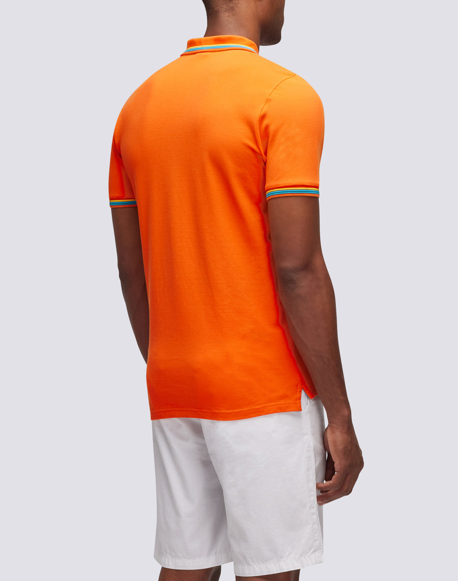 Sundek POLO BRICE IN COTONE PIQUET CON DETTAGLI TRICOLOR m779plj6500-55002 Vendita Calda