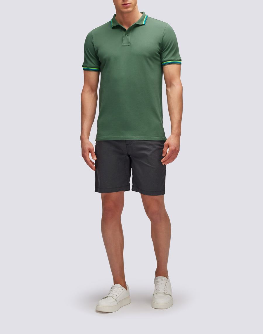 Sundek POLO BRICE IN COTONE PIQUET CON DETTAGLI TRICOLOR m779plj6500-a1601 I Più Venduti