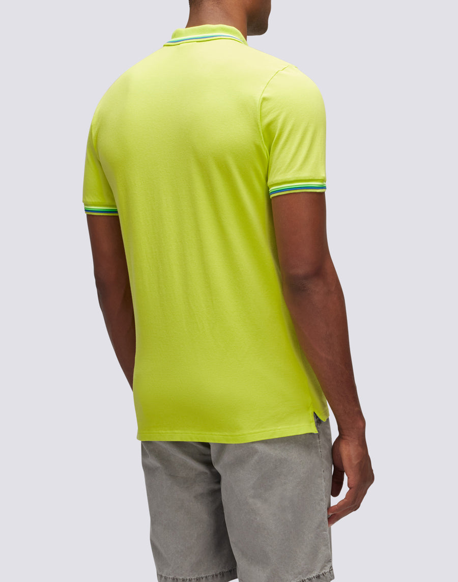 Sundek POLO BRICE IN COTONE PIQUET CON DETTAGLI TRICOLOR m779plj6500-69101 Grandi sconti