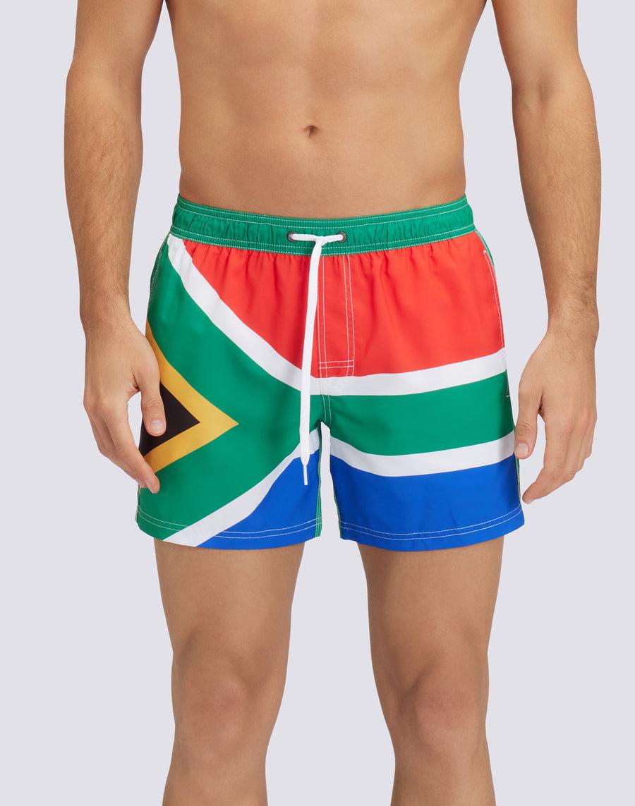 Sundek COSTUME DA BAGNO CORTO VITA ELASTICATA POLIESTERE RICICLATO REPREVE® BANDIERA SUDAFRICA M504BDRT3FG107FG Ultimi due giorni